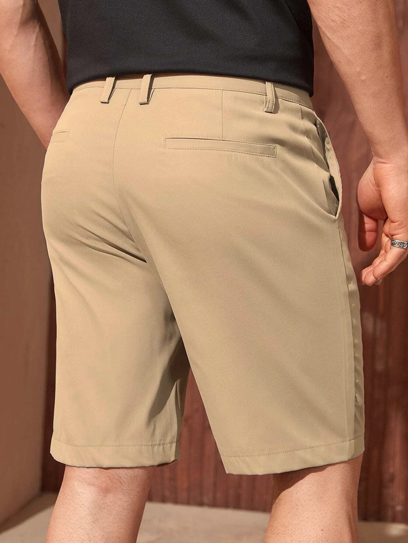Casual Sleek Executive Shorts-Vacay Outfit