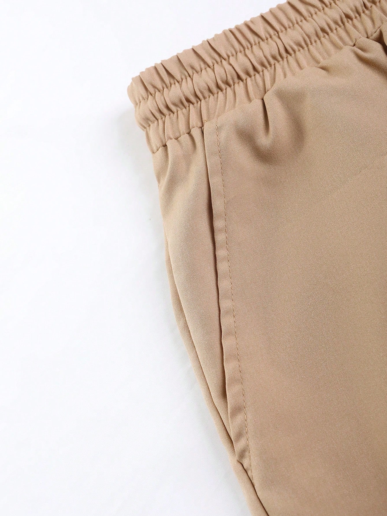 Tropical Print Shirt And Drawstring Shorts-Vacay Outfit