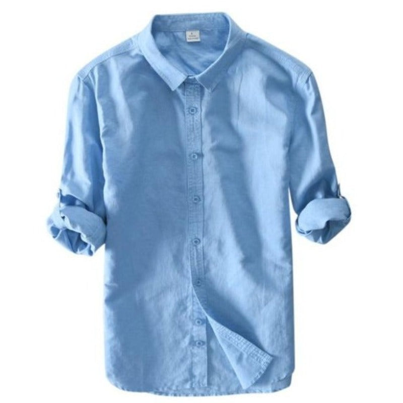 Men's Roll Up Casual Shirt-Vacay Outfit