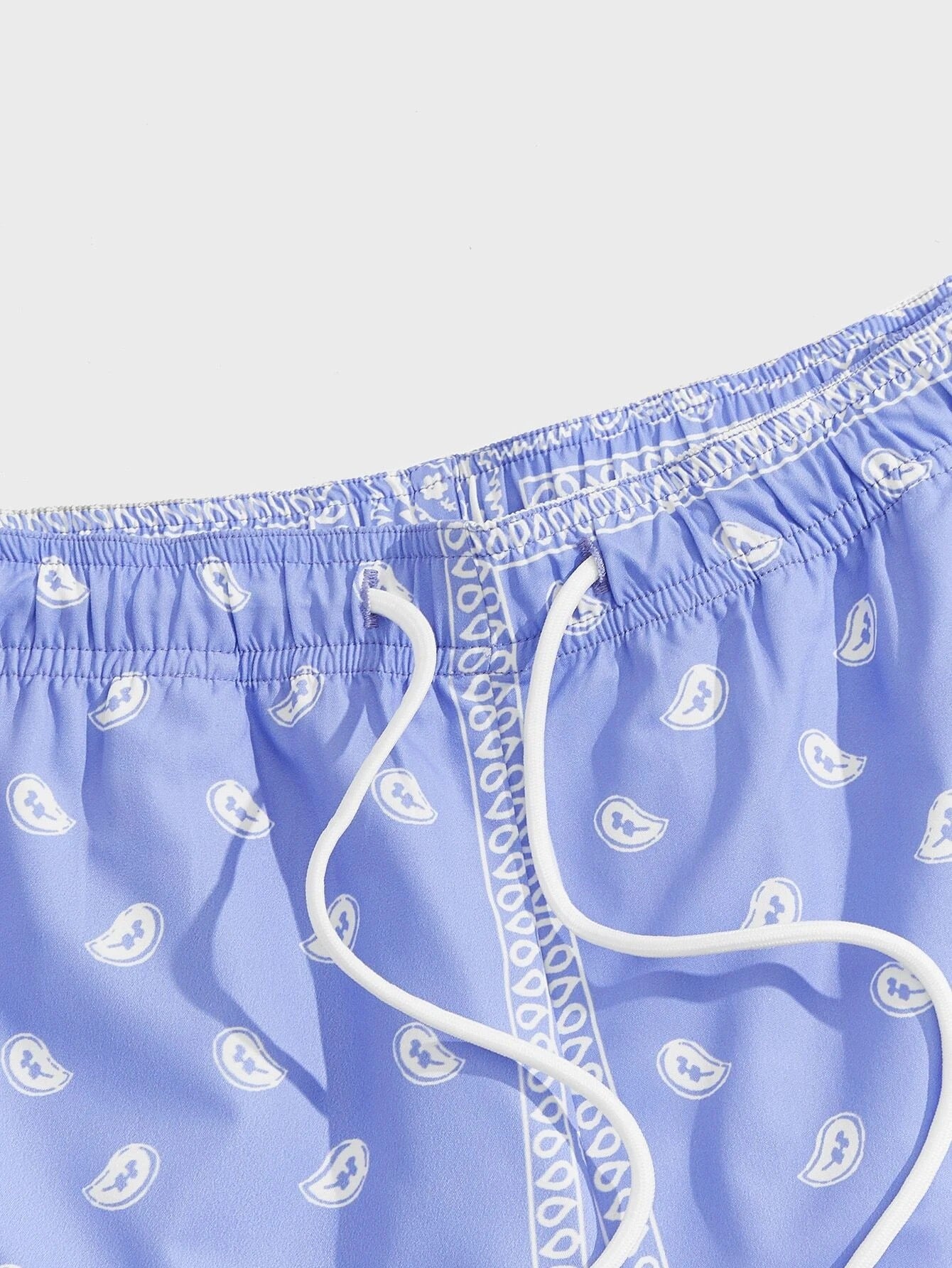 Paisley Bandana Print Shorts-Vacay Outfit