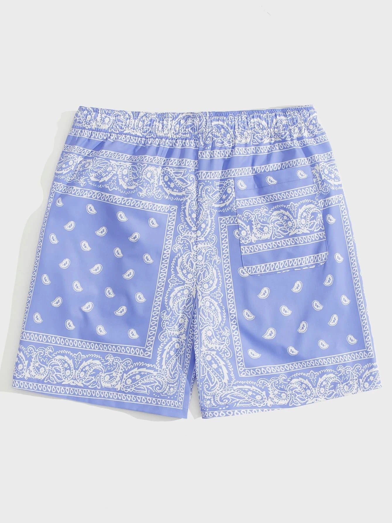 Paisley Bandana Print Shorts-Vacay Outfit