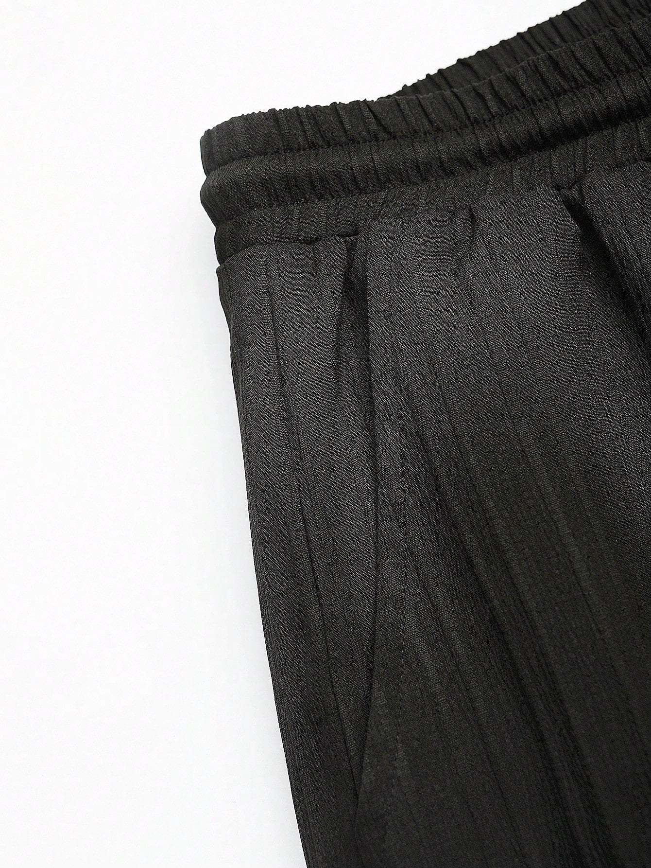 Solid Colored Button Up Shirt And Pants Without Tee-Vacay Outfit