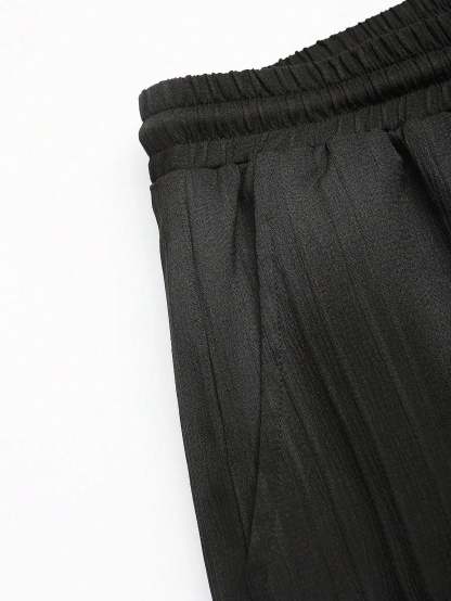 Solid Colored Button Up Shirt And Pants Without Tee-Vacay Outfit