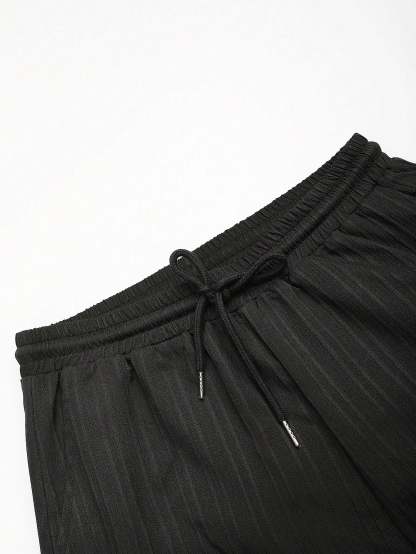 Solid Colored Button Up Shirt And Pants Without Tee-Vacay Outfit