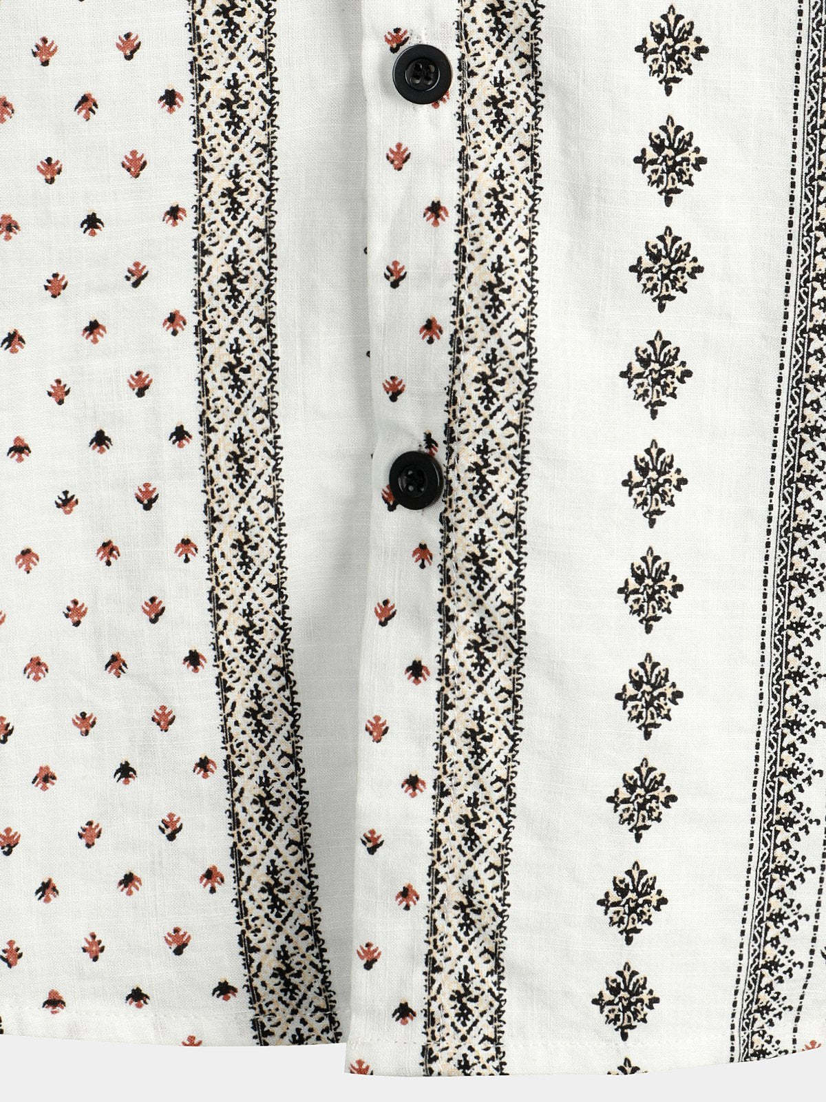 Men Retro Button Up Short Sleeve Shirt-Vacay Outfit