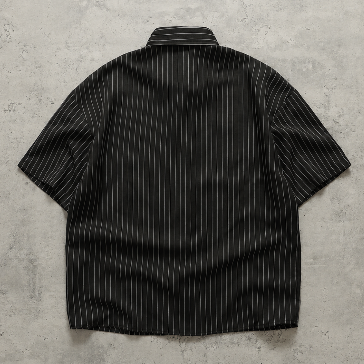 Retro Printed Striped Sleeve Shirt For Men