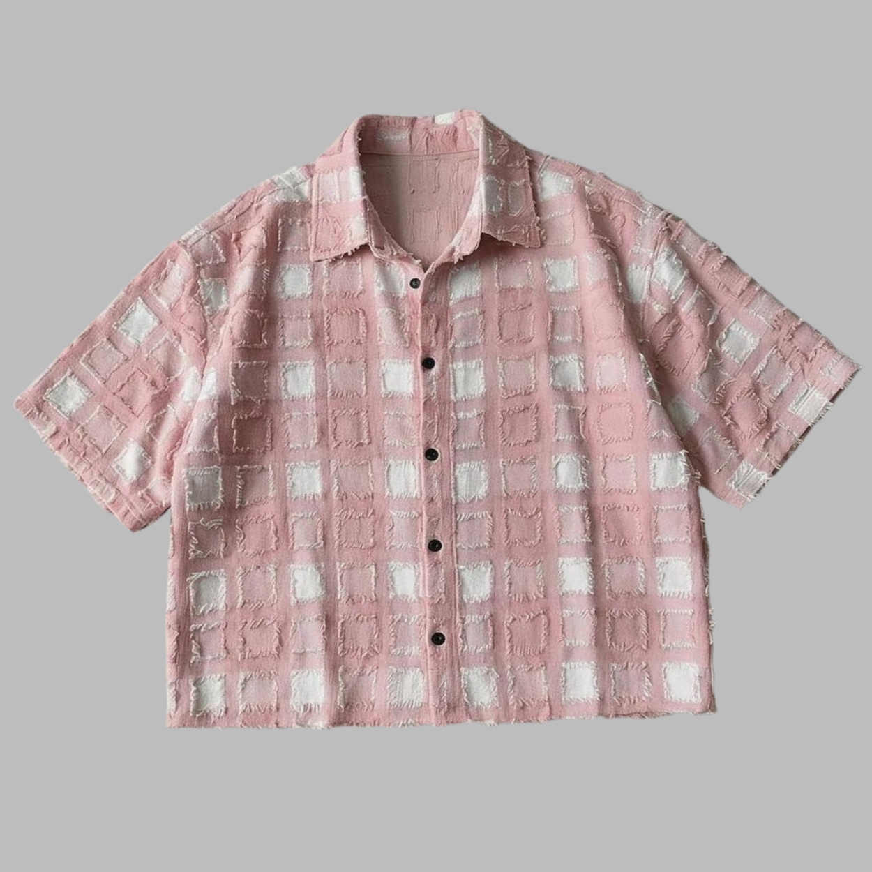 Casual Plaid Printed Shirt For Streetwear For Men
