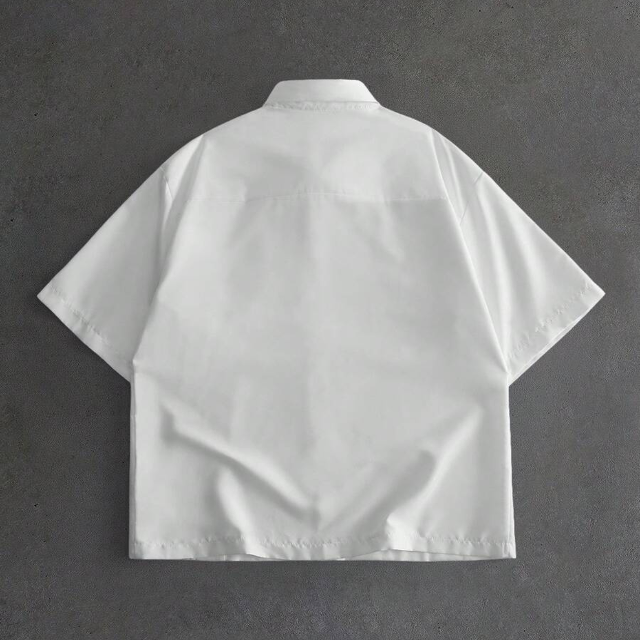 Casual Short Sleeve Deconstructed Shirt For Men