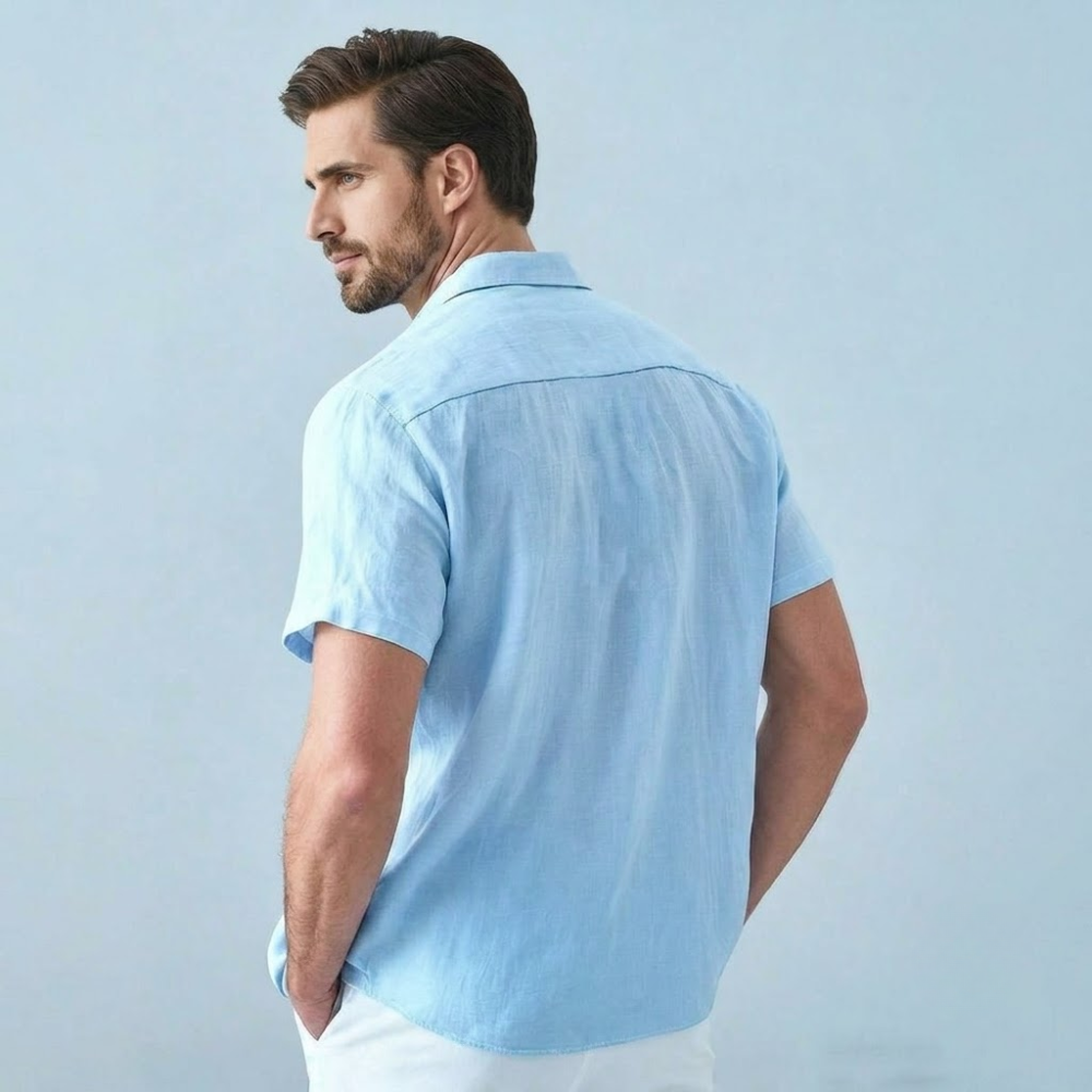 Hawaiian Beach Casual Short Sleeve Fashion Style Shirt Jacket For Men