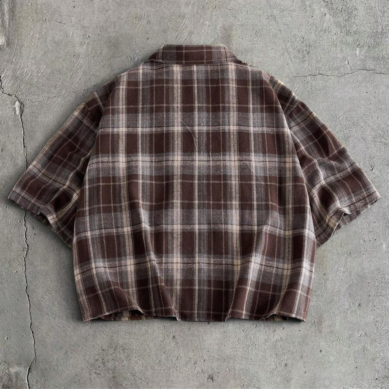 Loose Fit Short Sleeve Streetwear Shirt For Men