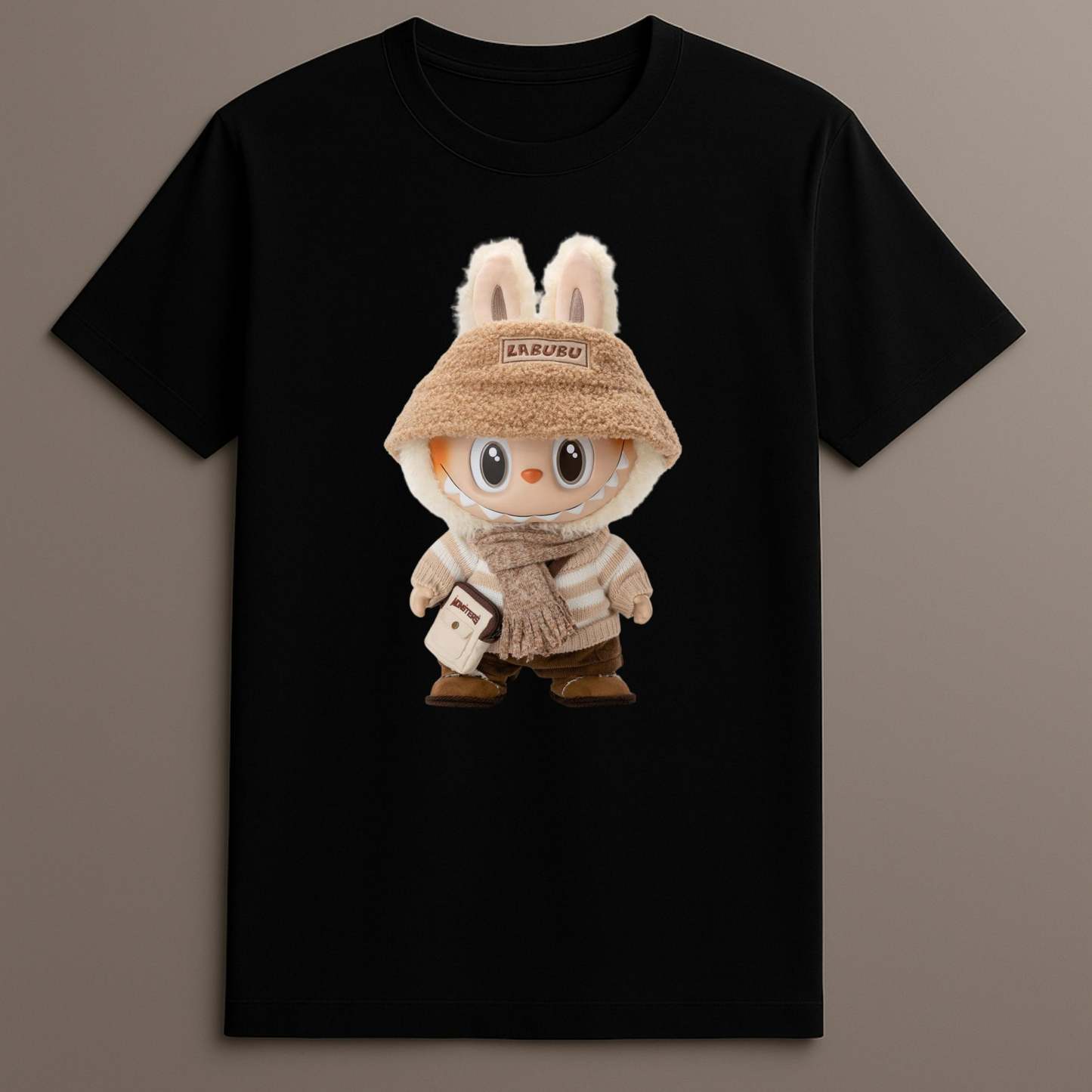 Labubu Be Latte Shirt With Vinyl Art For Daily Casual Looks