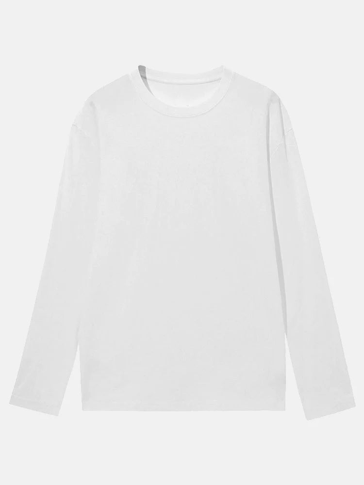 Basic Long Sleeve T-Shirt-Vacay Outfit