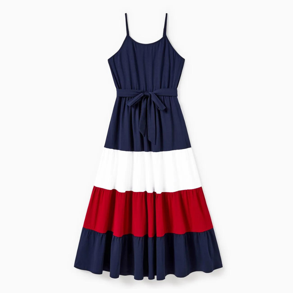 Ruffle Hem Family Outfits Set-Vacay Outfit