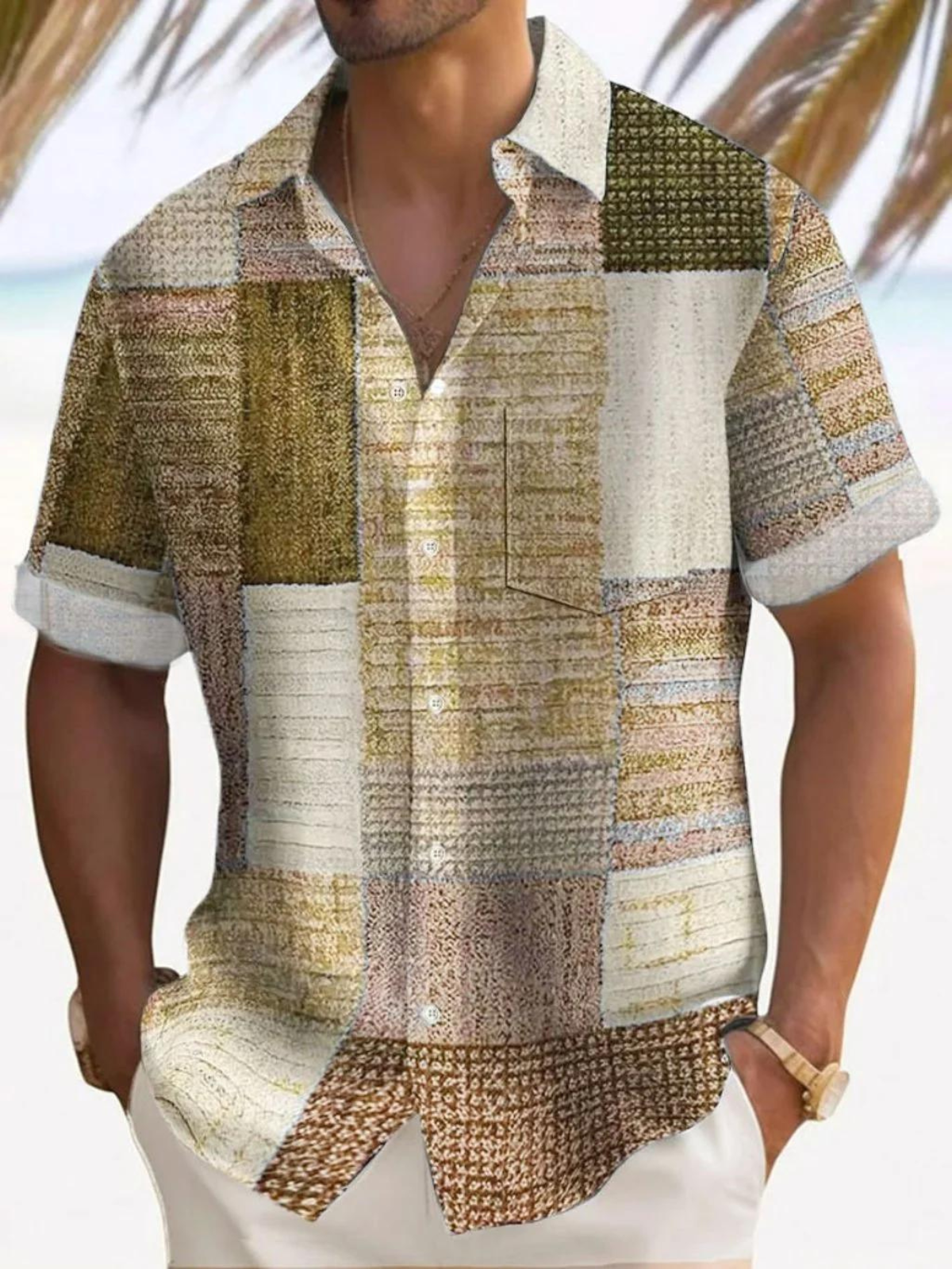 Resort Style Printed Shirt-Vacay Outfit