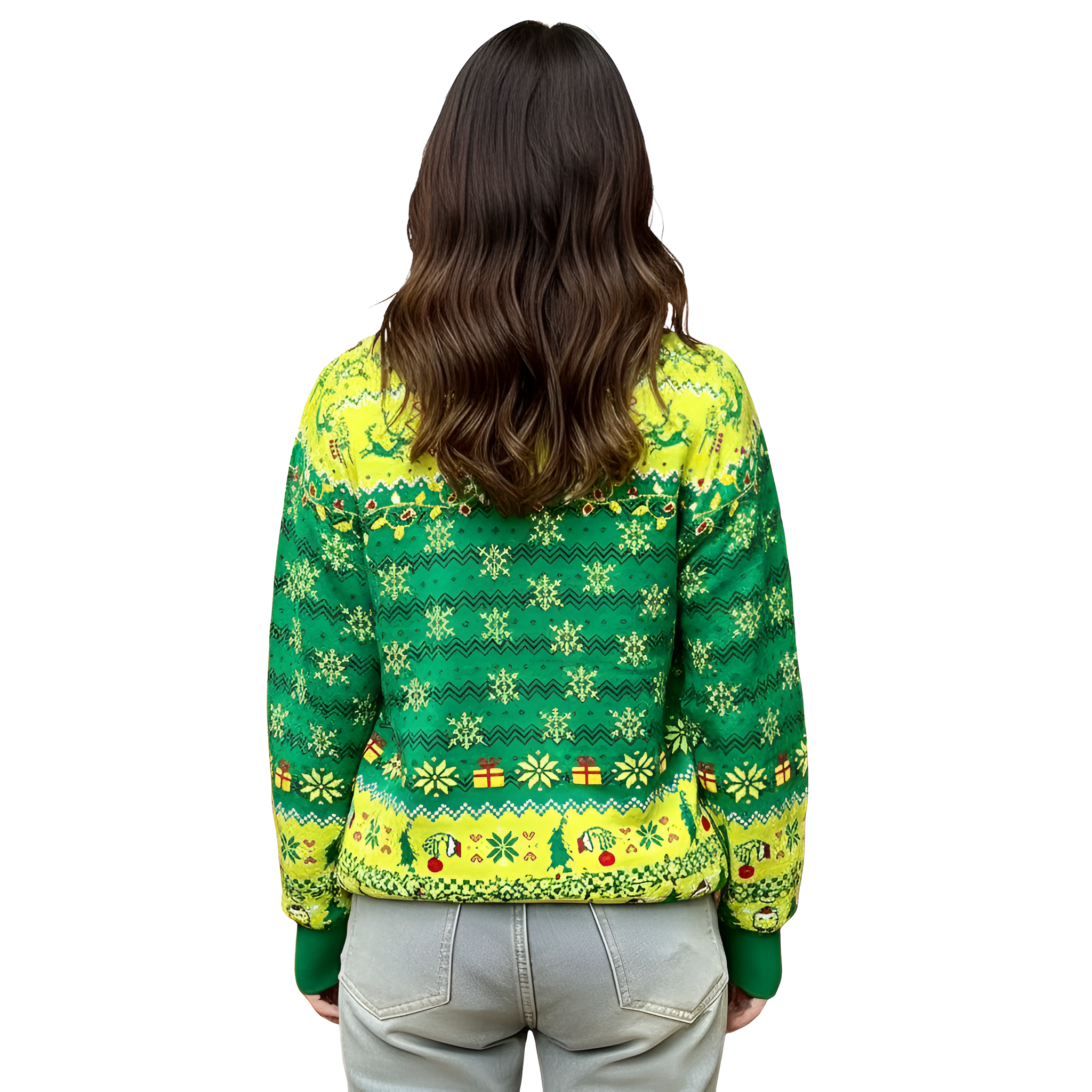 Ugly Christmas Sweater For Women With My Day Im Booked Print