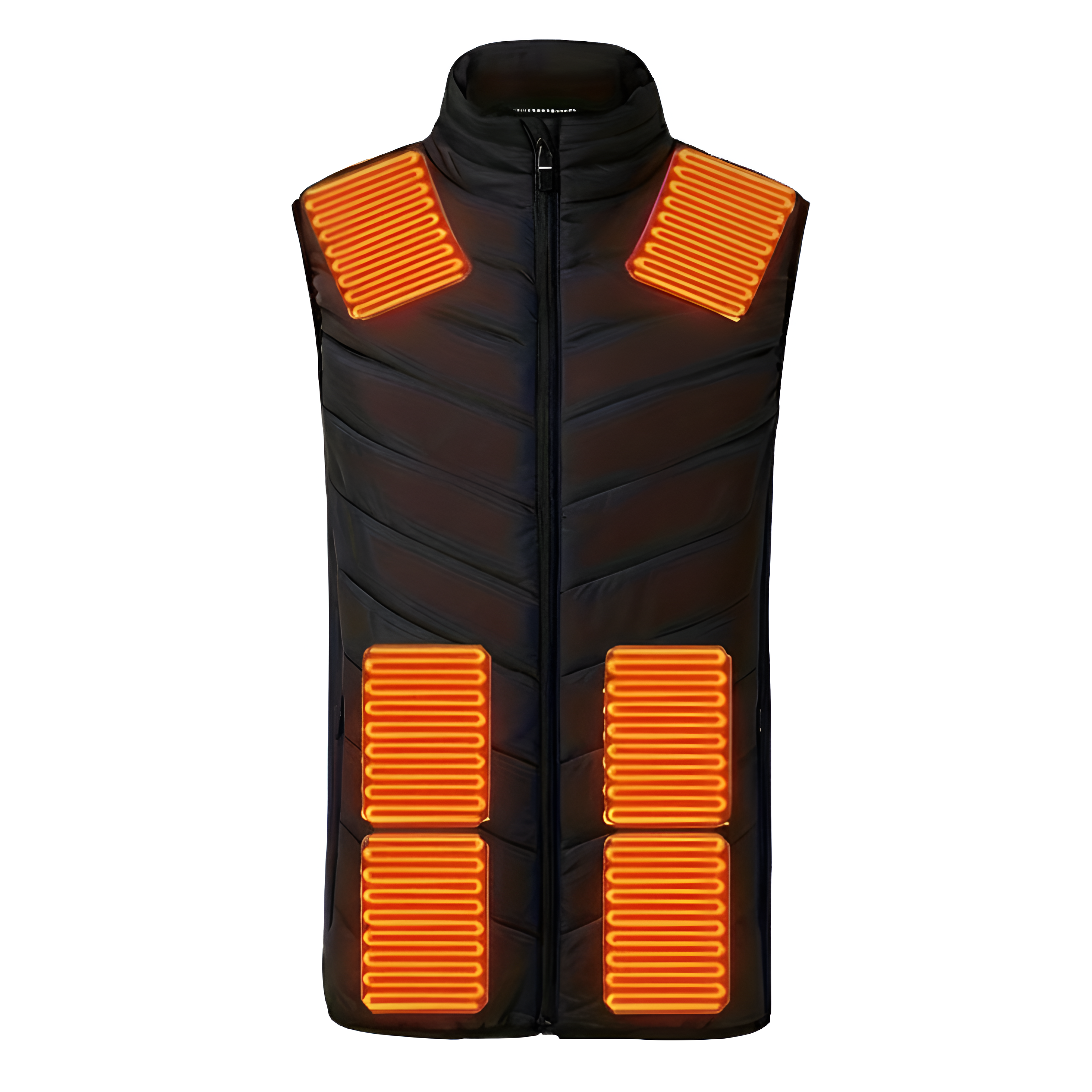 USB Heating Winter Vest With 21 Zones And 4 Switch Controls