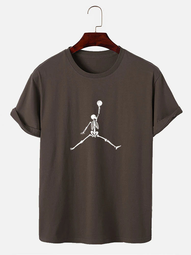 Basketball Printed T-Shirt-Vacay Outfit