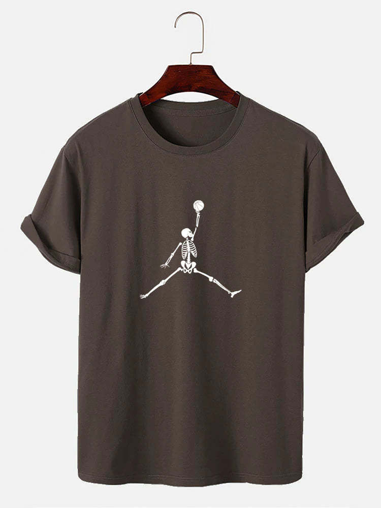 Basketball Printed T-Shirt-Vacay Outfit