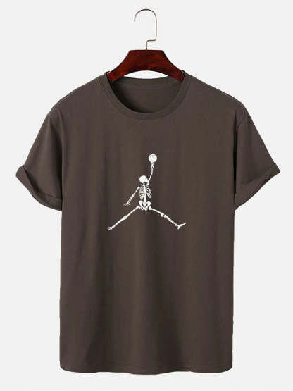 Basketball Printed T-Shirt-Vacay Outfit