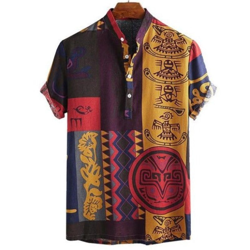 Classic Patterns Shirt-Vacay Outfit