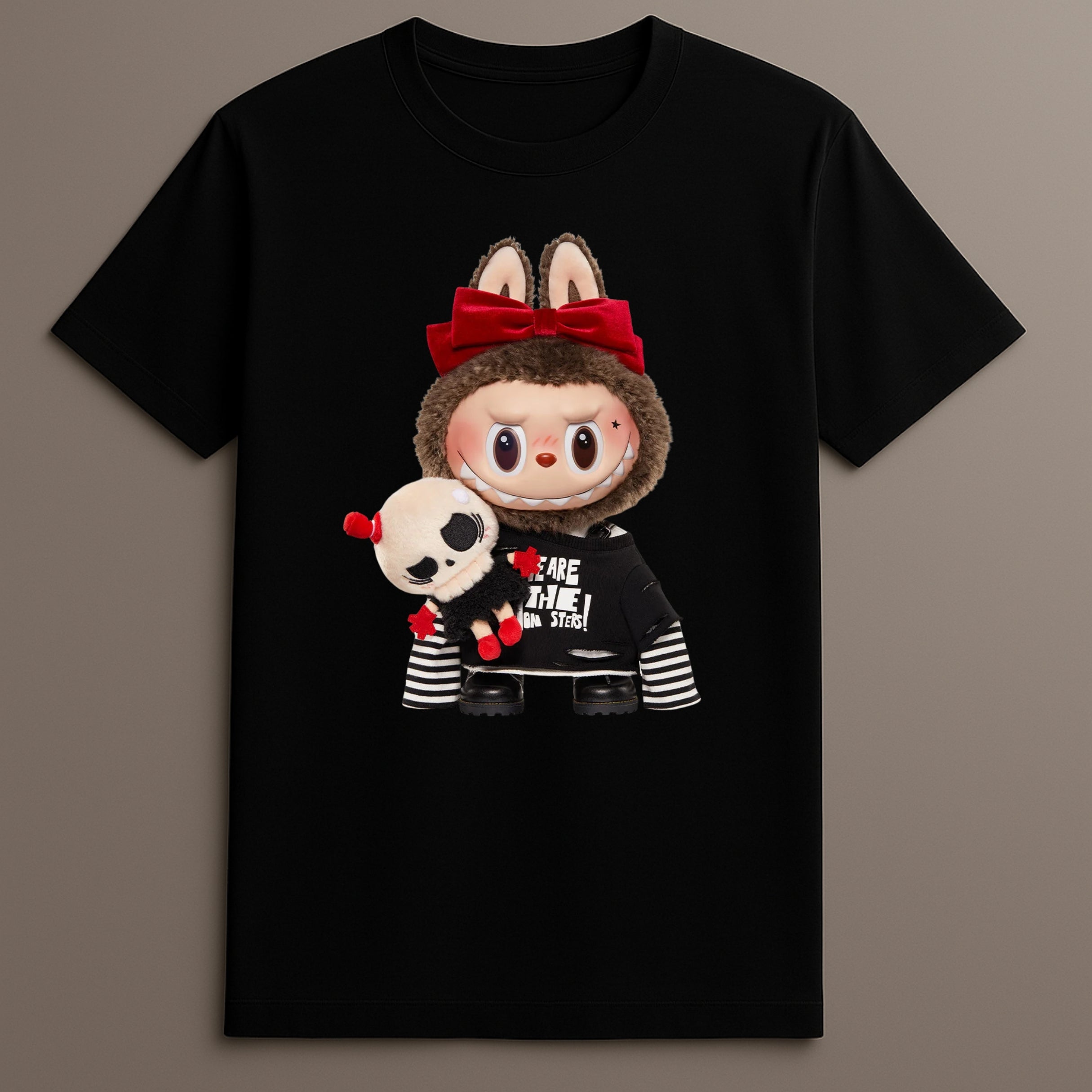 Casual Labubu Character Graphic TShirt for Art Lovers