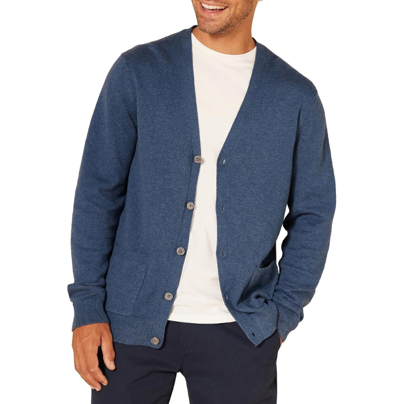 Button Front Knit Cardigan Long Sleeve