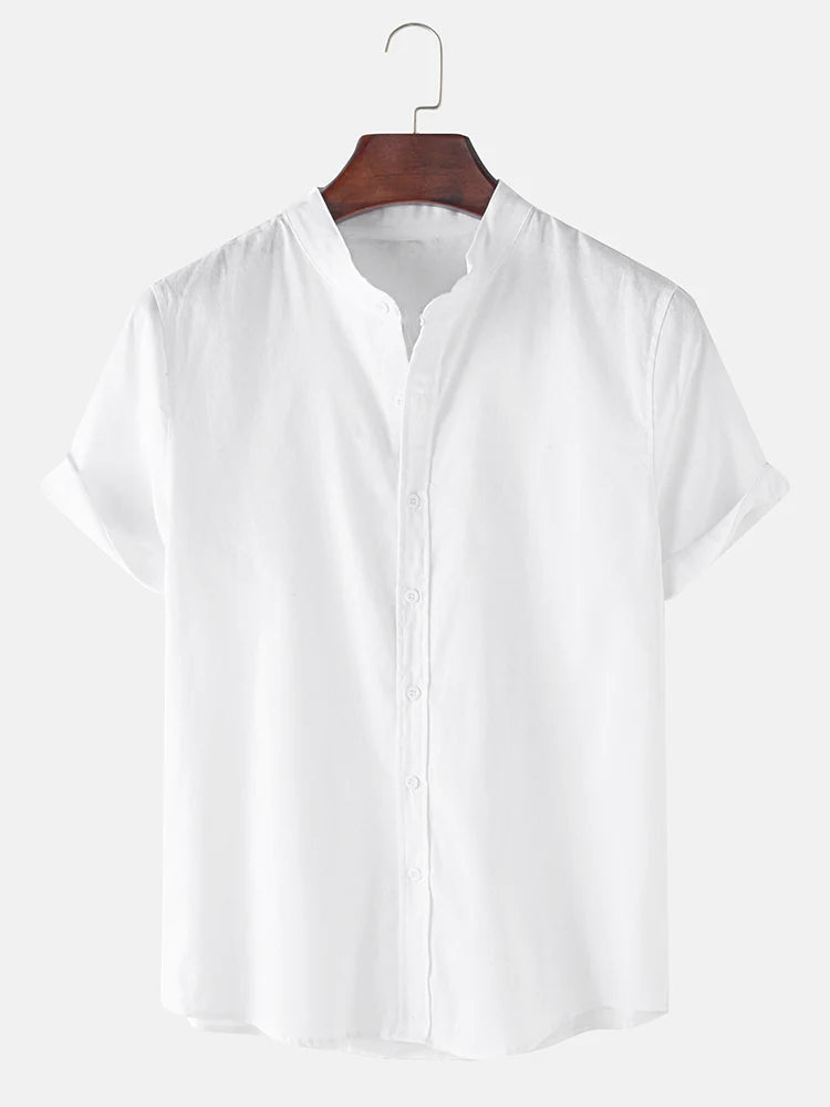 Breathable Short Sleeve Shirt-Vacay Outfit
