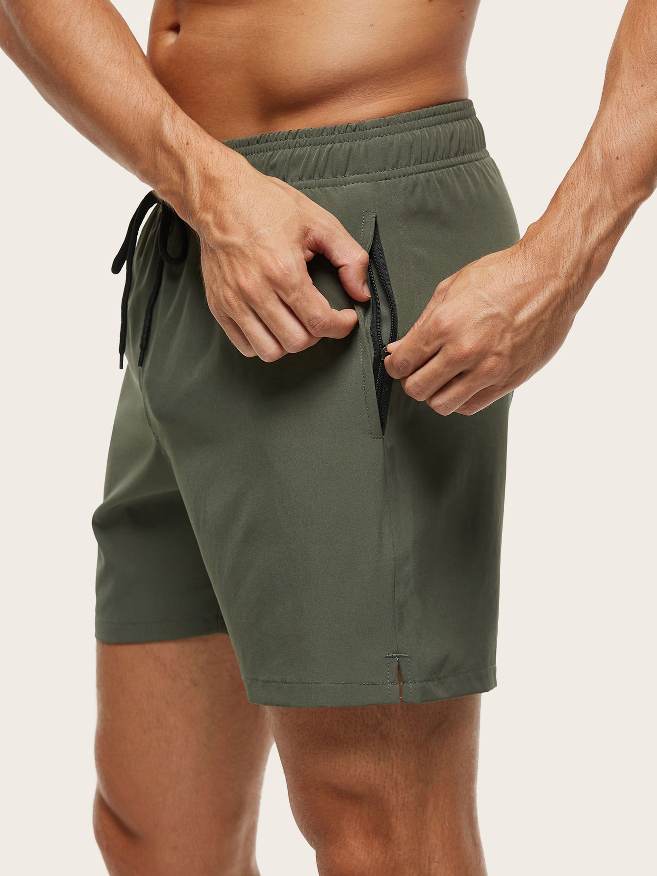 Adjustable Waistband Leisure Shorts-Vacay Outfit