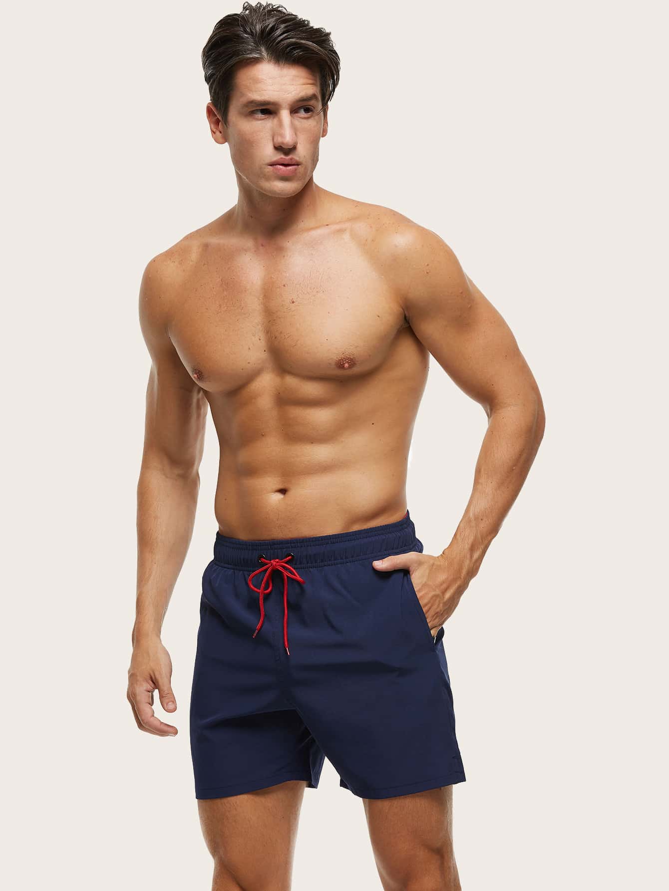 Adjustable Waistband Leisure Shorts-Vacay Outfit
