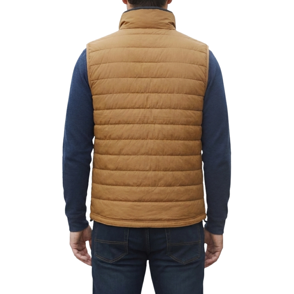 Lightweight Insulated Quilted Zip Front Outdoor Vest