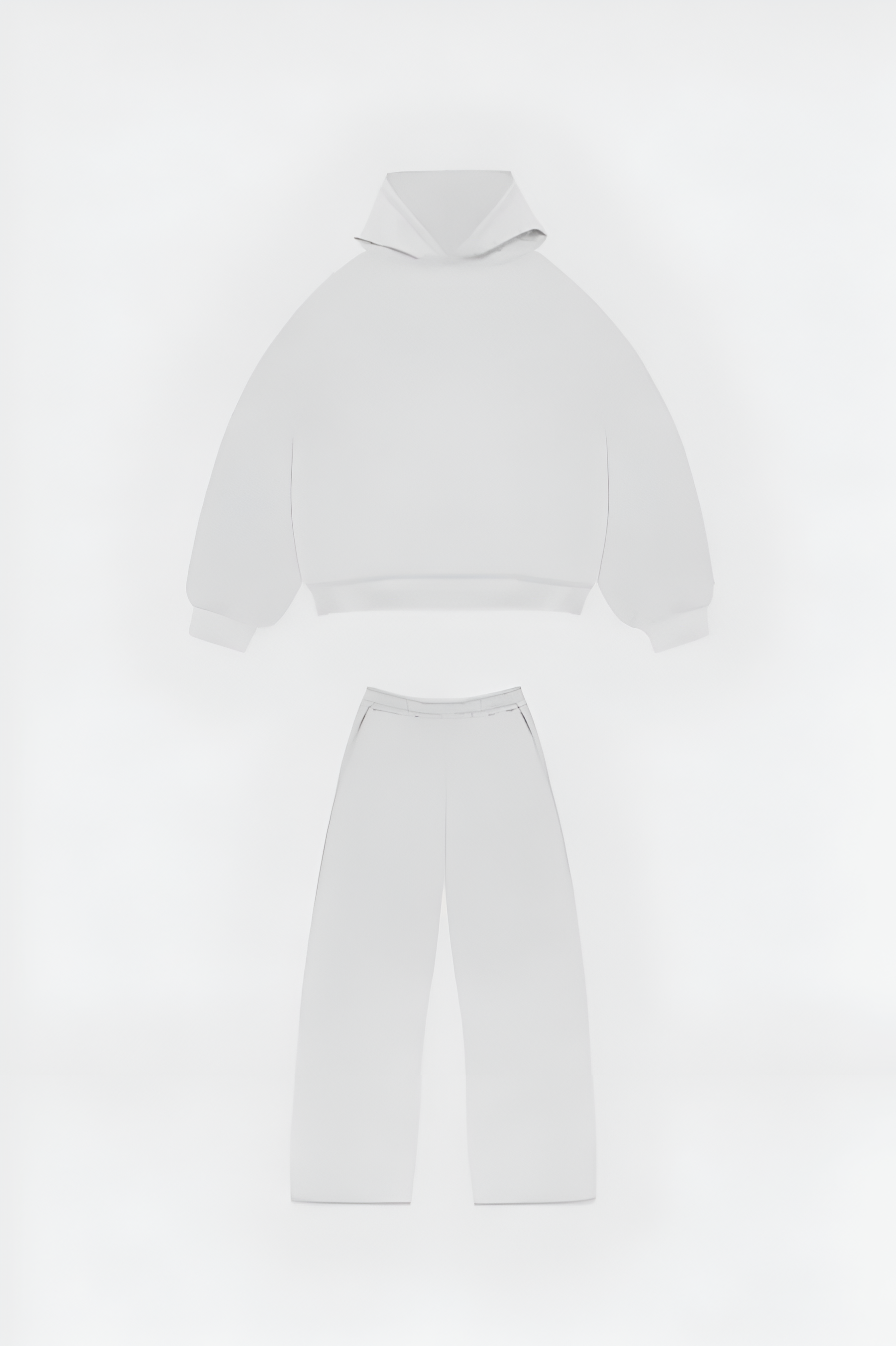 2 Piece Oversized Hoodie Tracksuit