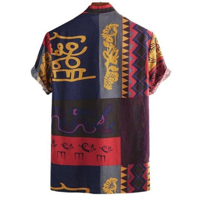 Classic Patterns Shirt-Vacay Outfit