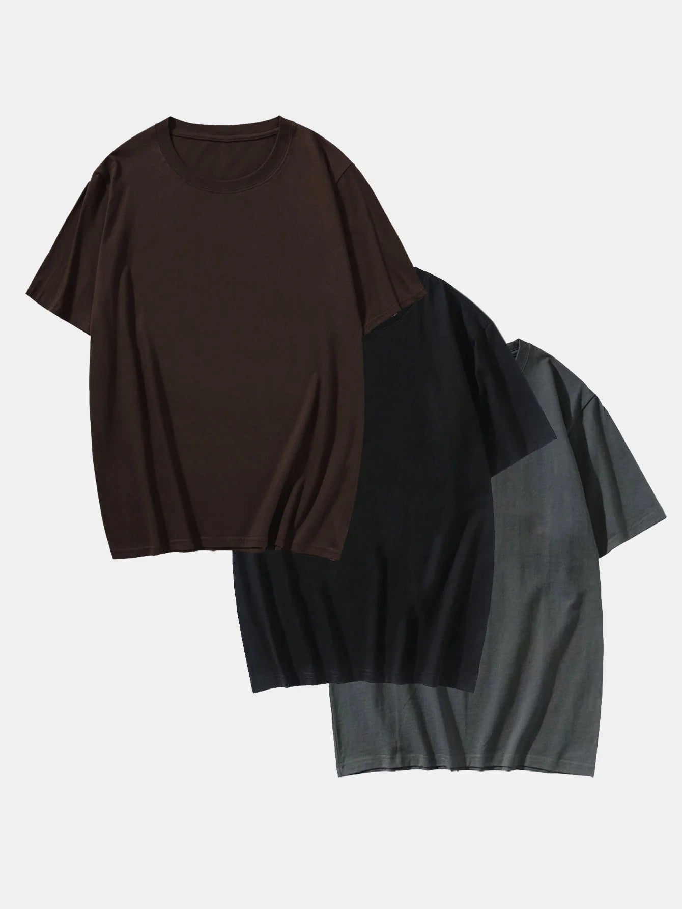 3 Pieces Basic T-Shirt-Vacay Outfit