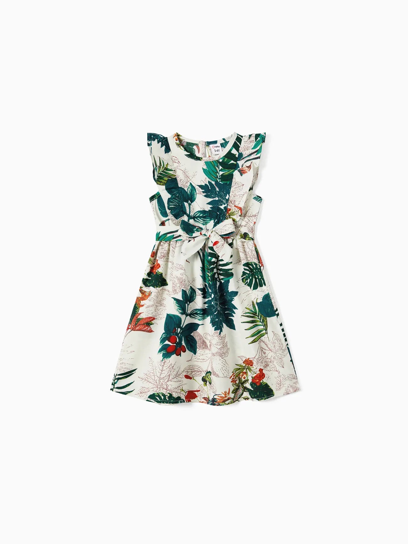 Coordinated Family Floral Outfits With Adjustable Straps Family Matching Set-Vacay Outfit