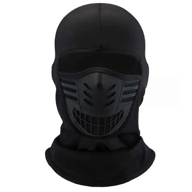 Wool Balaclava Style Hat For Winter Cycling