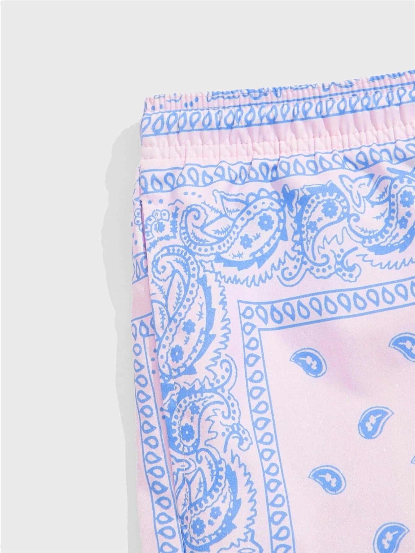 Paisley Bandana Print Shorts-Vacay Outfit