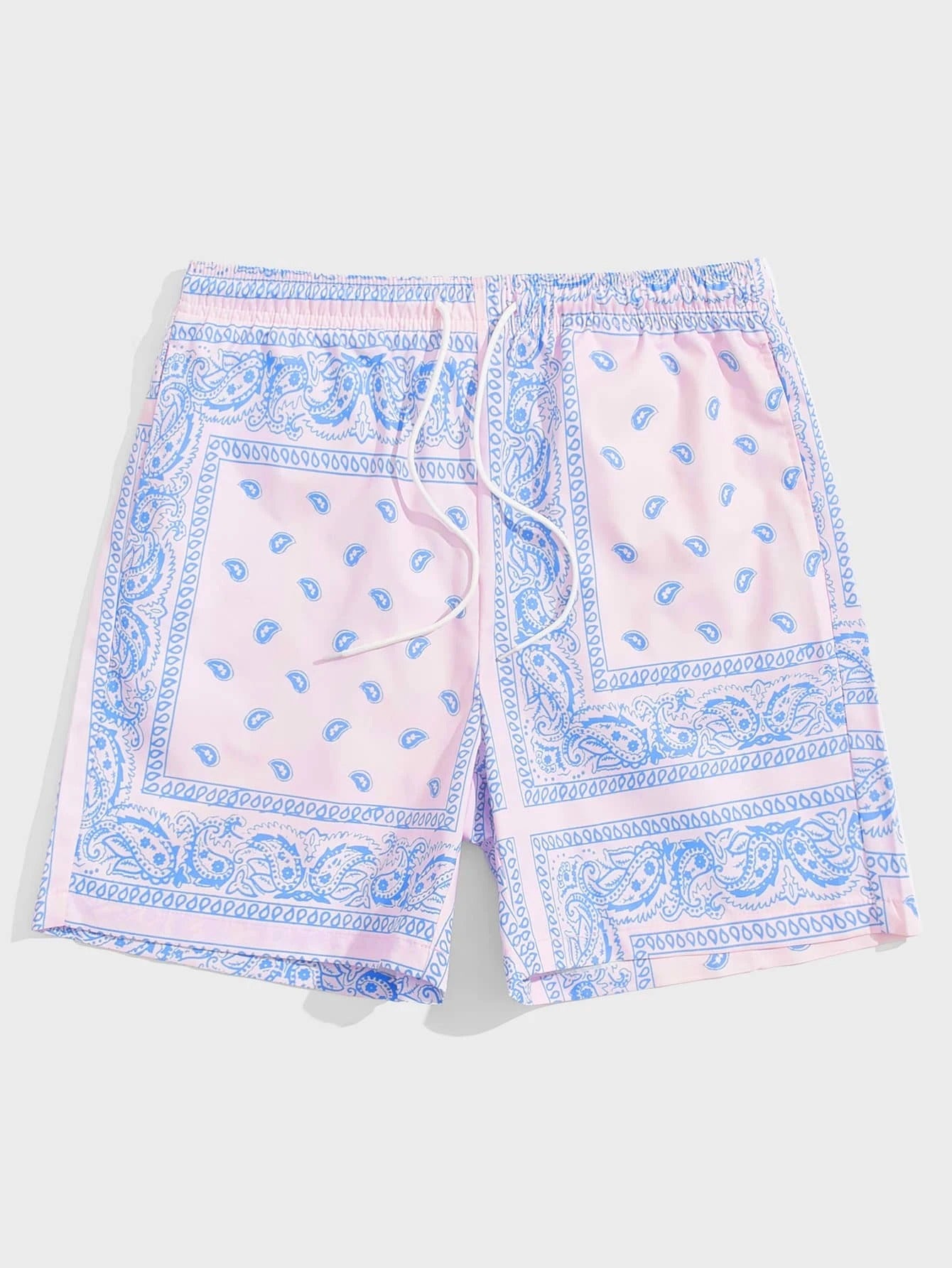 Paisley Bandana Print Shorts-Vacay Outfit