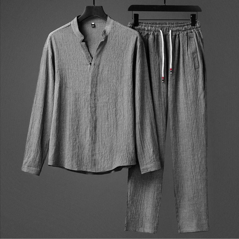 Loose Fit Shirt And Pant 2 Piece Set-Vacay Outfit