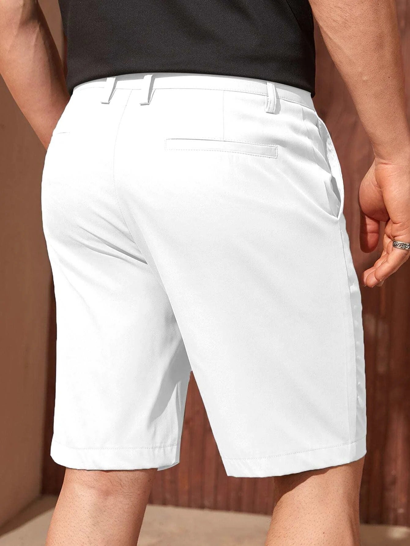 Casual Sleek Executive Shorts-Vacay Outfit