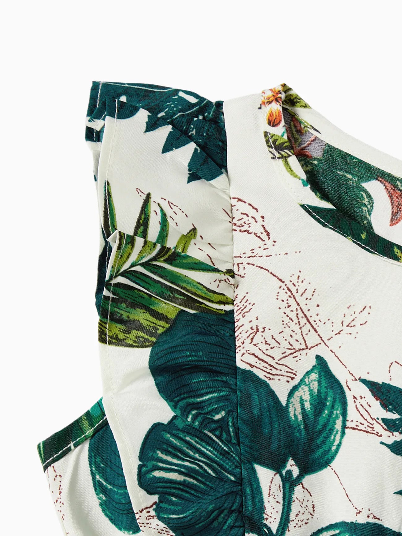 Coordinated Family Floral Outfits With Adjustable Straps Family Matching Set-Vacay Outfit