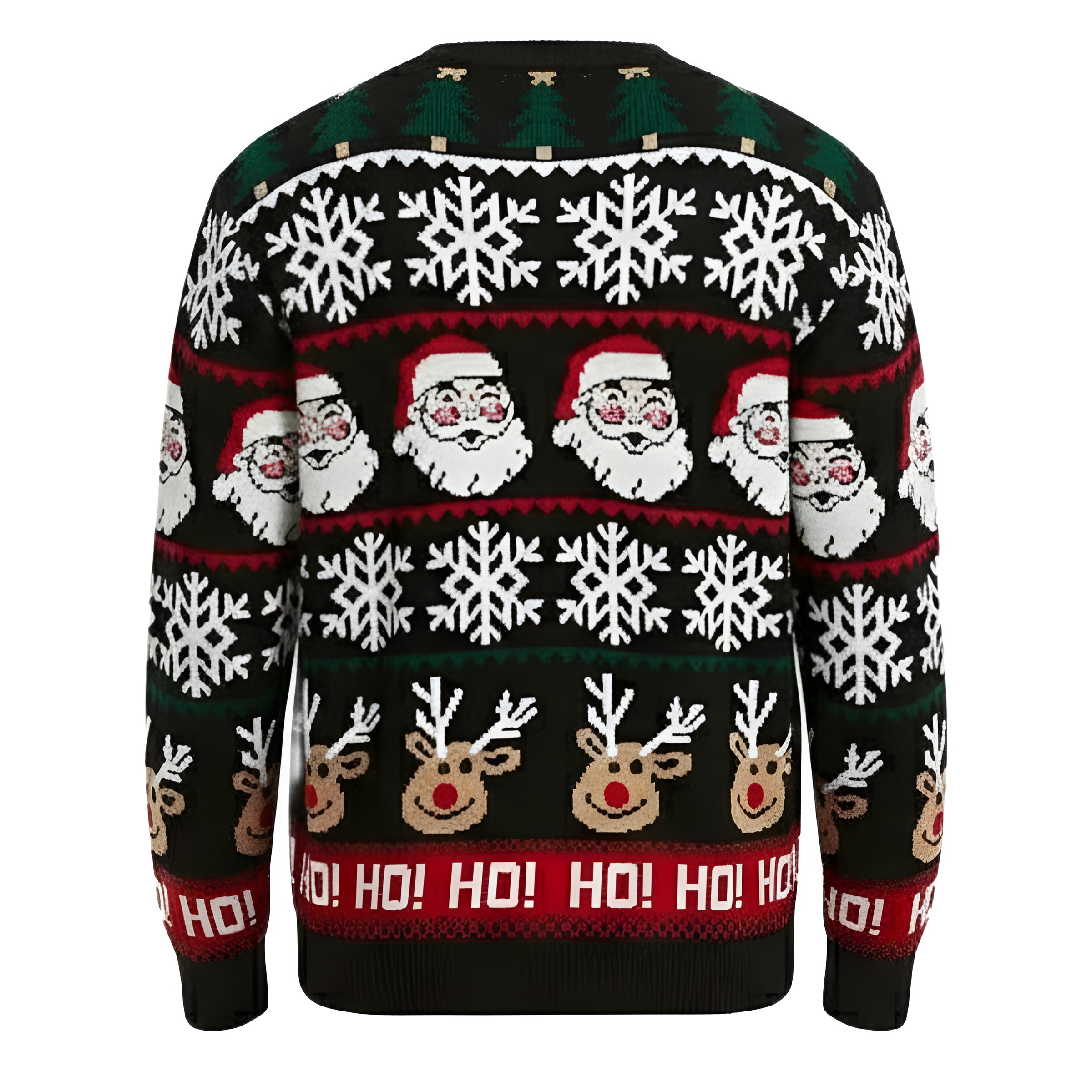 Ugly Christmas Sweater For Men With Rudolph Reindeer Design
