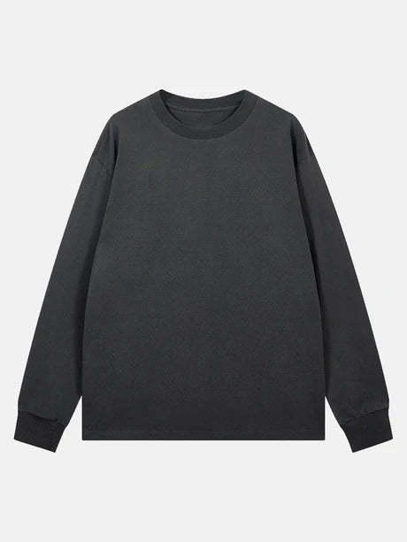 3 Pieces Long Sleeve Ribbed Cuff T-Shirt-Vacay Outfit