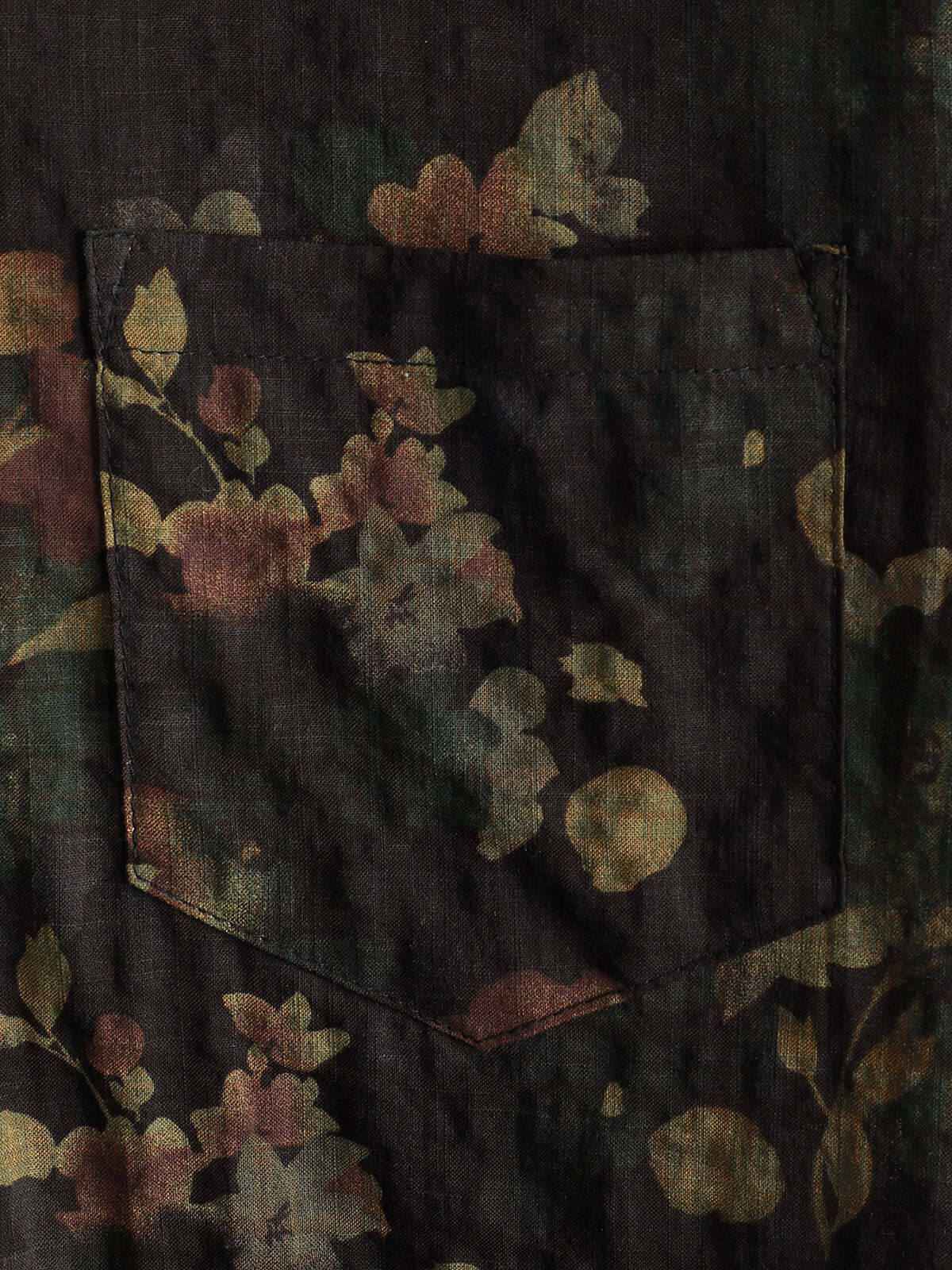 Men Floral Vintage Cotton Shirt-Vacay Outfit