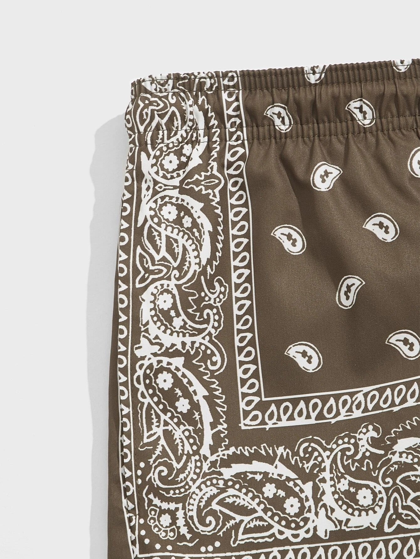 Paisley Bandana Print Shorts-Vacay Outfit
