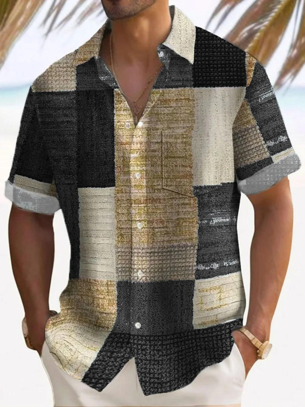 Resort Style Printed Shirt-Vacay Outfit