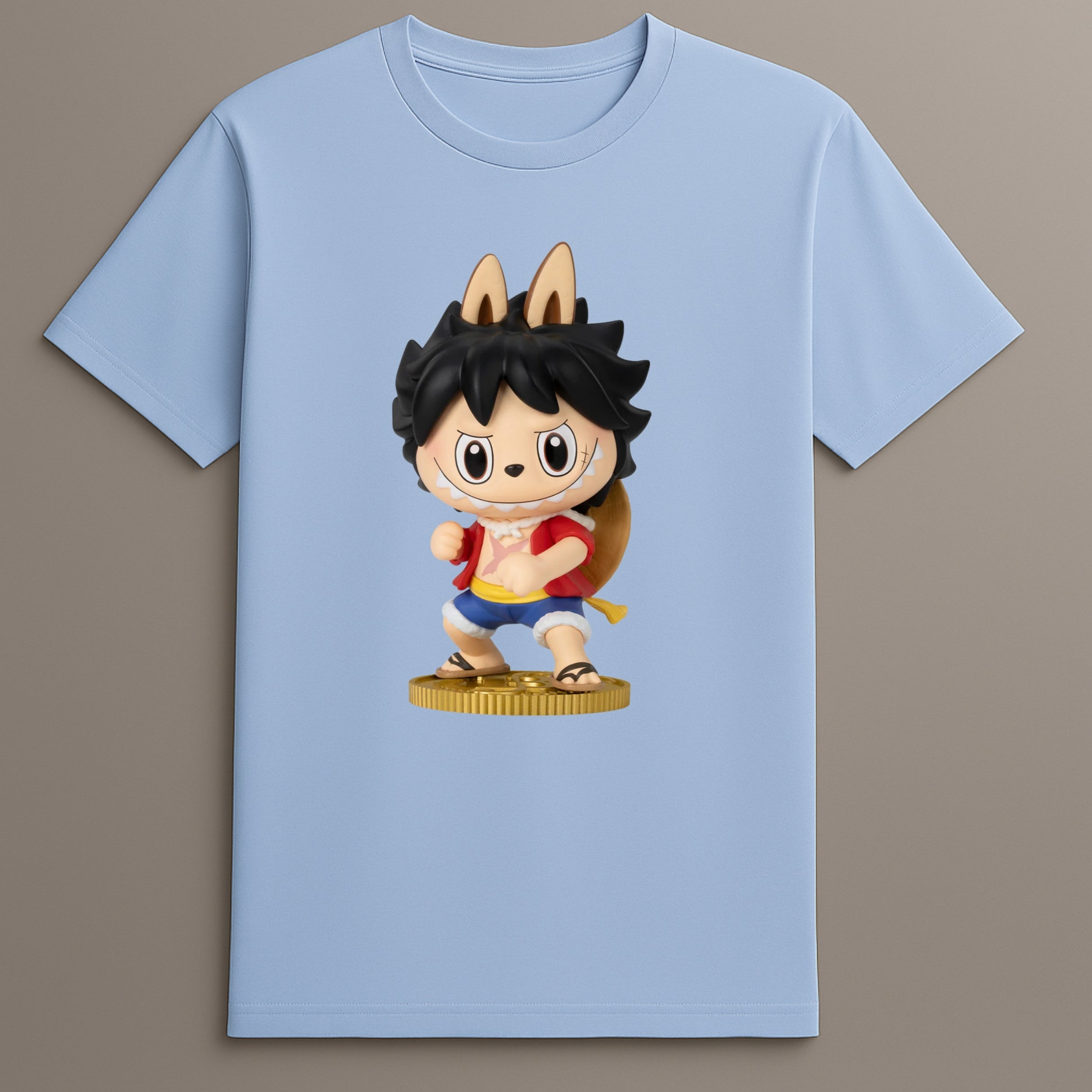 Labubu D Luffy The Monsters x Monkey T Shirt