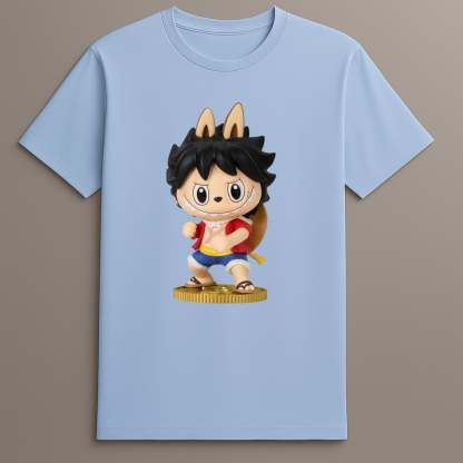 Labubu D Luffy The Monsters x Monkey T Shirt