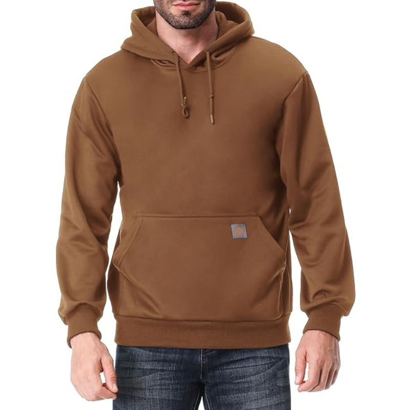 Relaxed Fit Fleece Lined Pullover Hooded Sweatshirt Comfortable and Soft