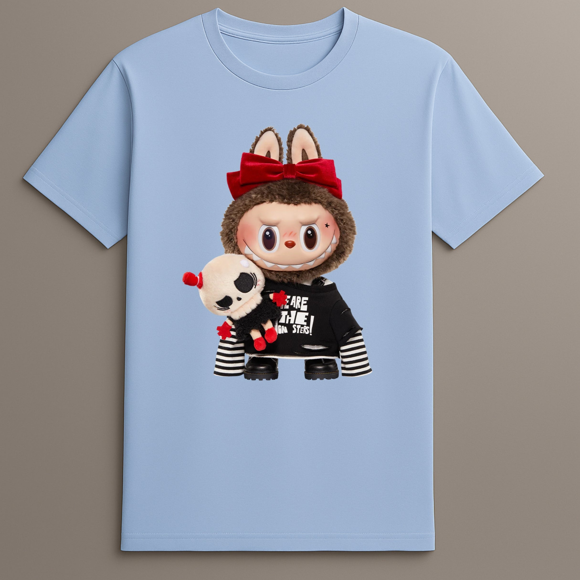 Casual Labubu Character Graphic TShirt for Art Lovers