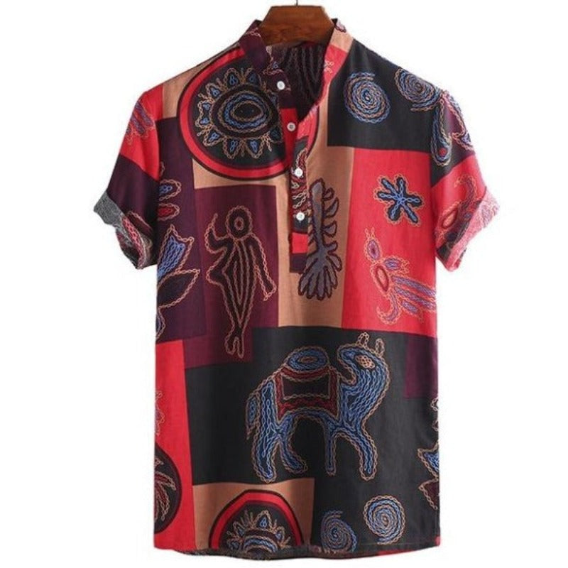 Classic Patterns Shirt-Vacay Outfit